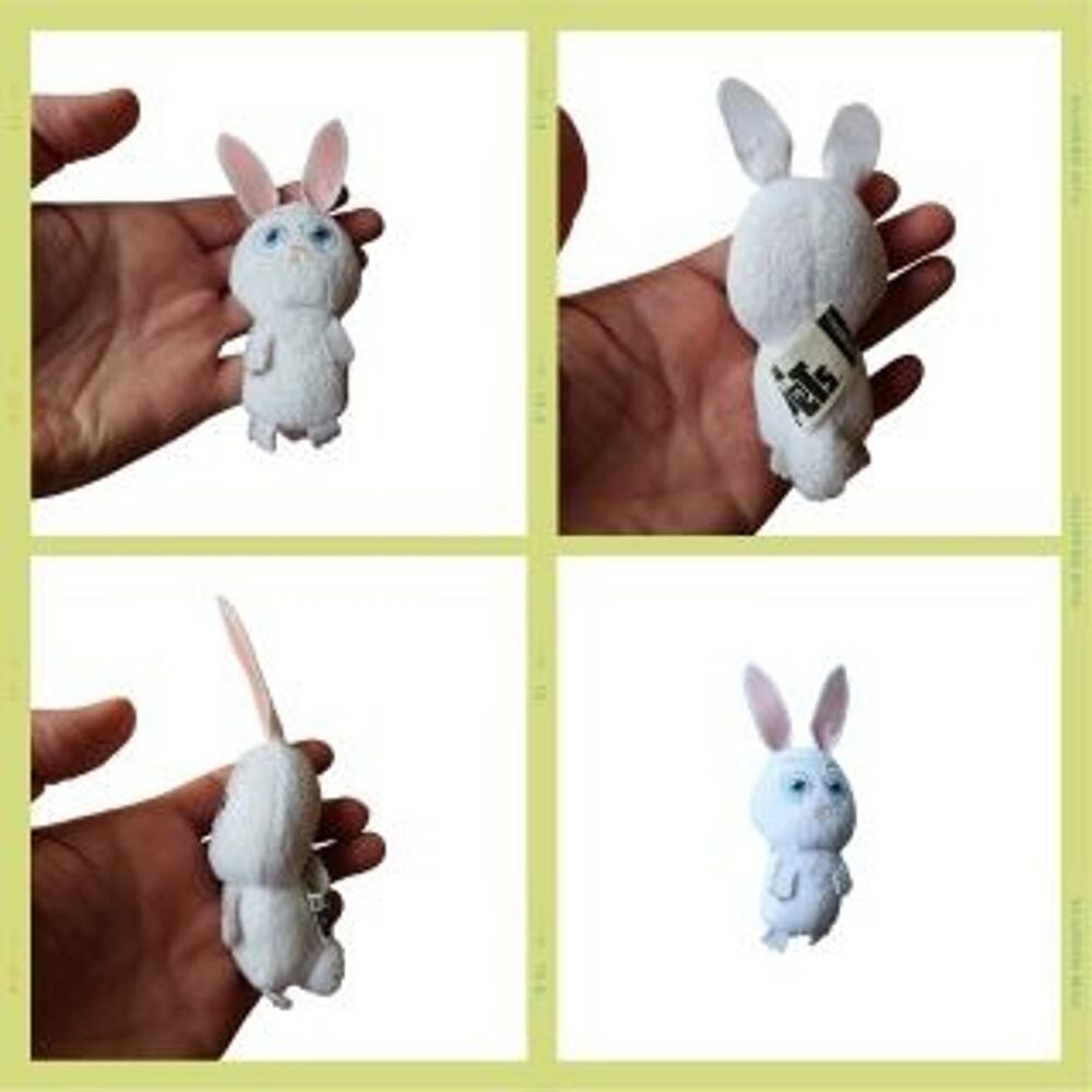 Pastel Bunny Plush Lot – Set of 4 Mini Rabbits for Easter Baskets - Picture 8 of 10